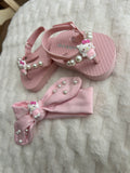 Diadema con sandalias de bb