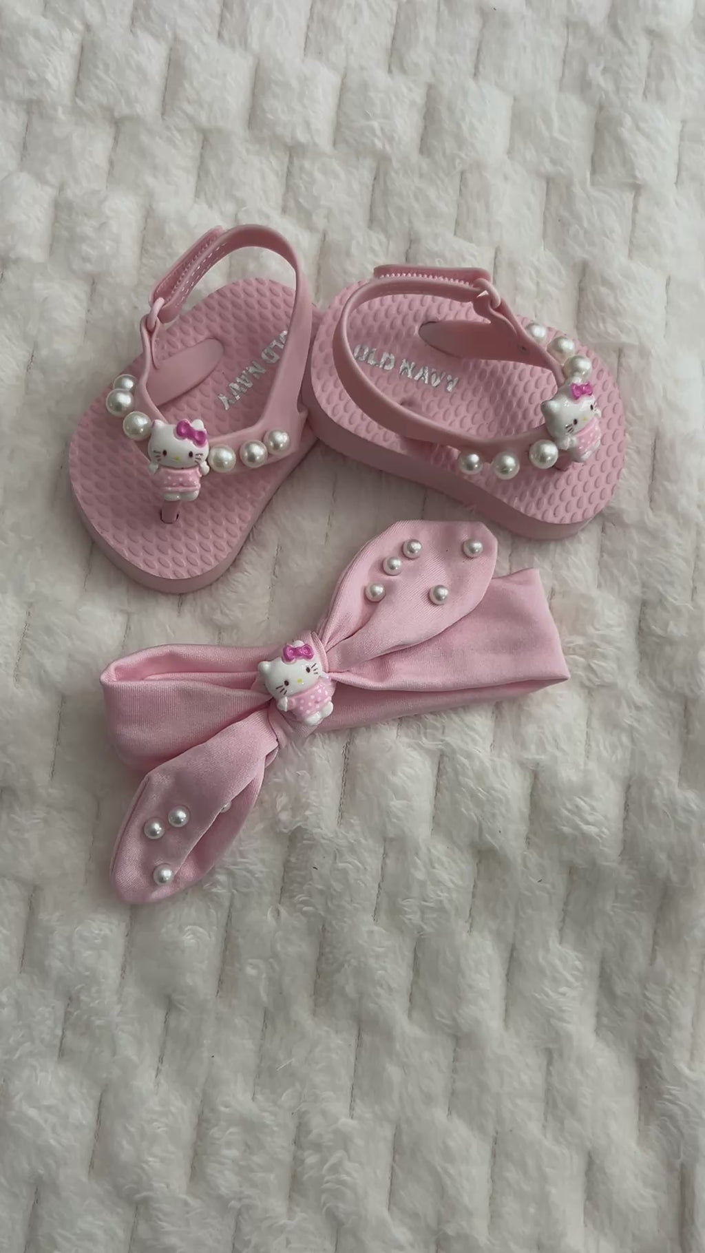Diadema con sandalias de bb